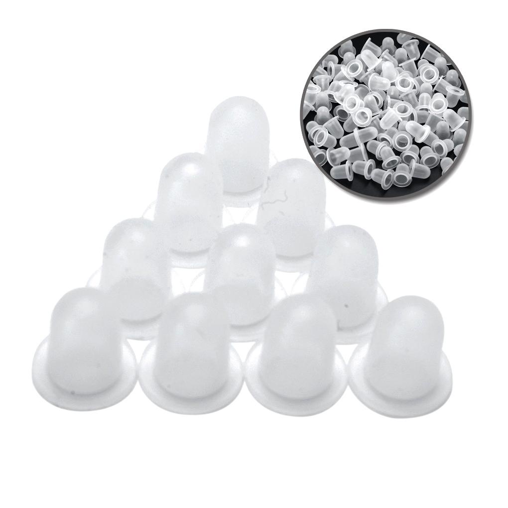 Set 100 Cốc Silicone Mềm Đựng Mực In Màu Trang Điểm Vĩnh Viễn Dùng Tại Nhà / Salon