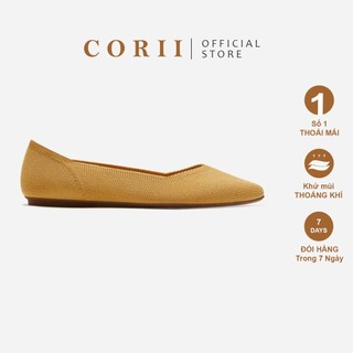 CORII - Giày Búp Bê Mũi Nhọn Happyride 2.0 Thời Trang và Thoải Mái Nhất - CR018 Vàng