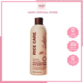 Sữa tắm gạo Rice Care - Rice body wash mềm mịn, trắng sáng, giữ ẩm cho da