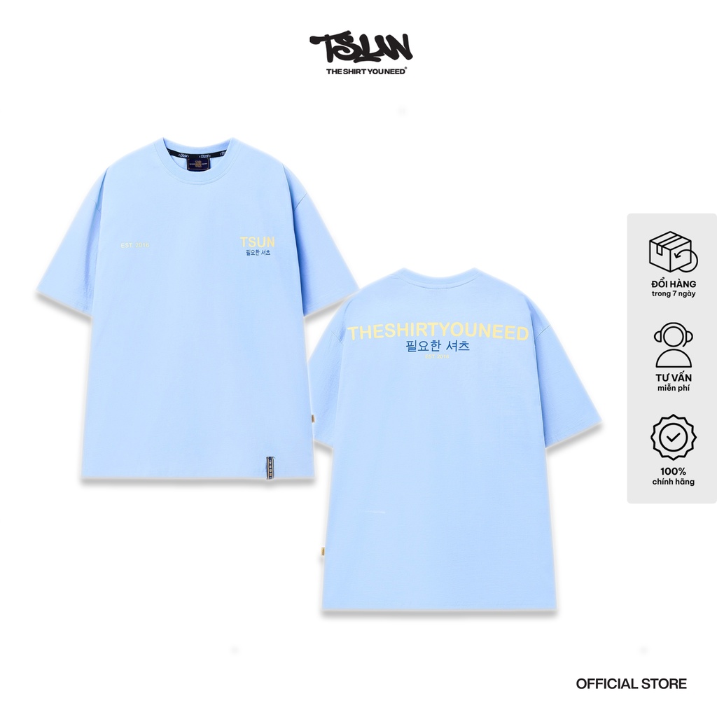 Áo thun TSUN Signature 1 - Xanh - Unisex