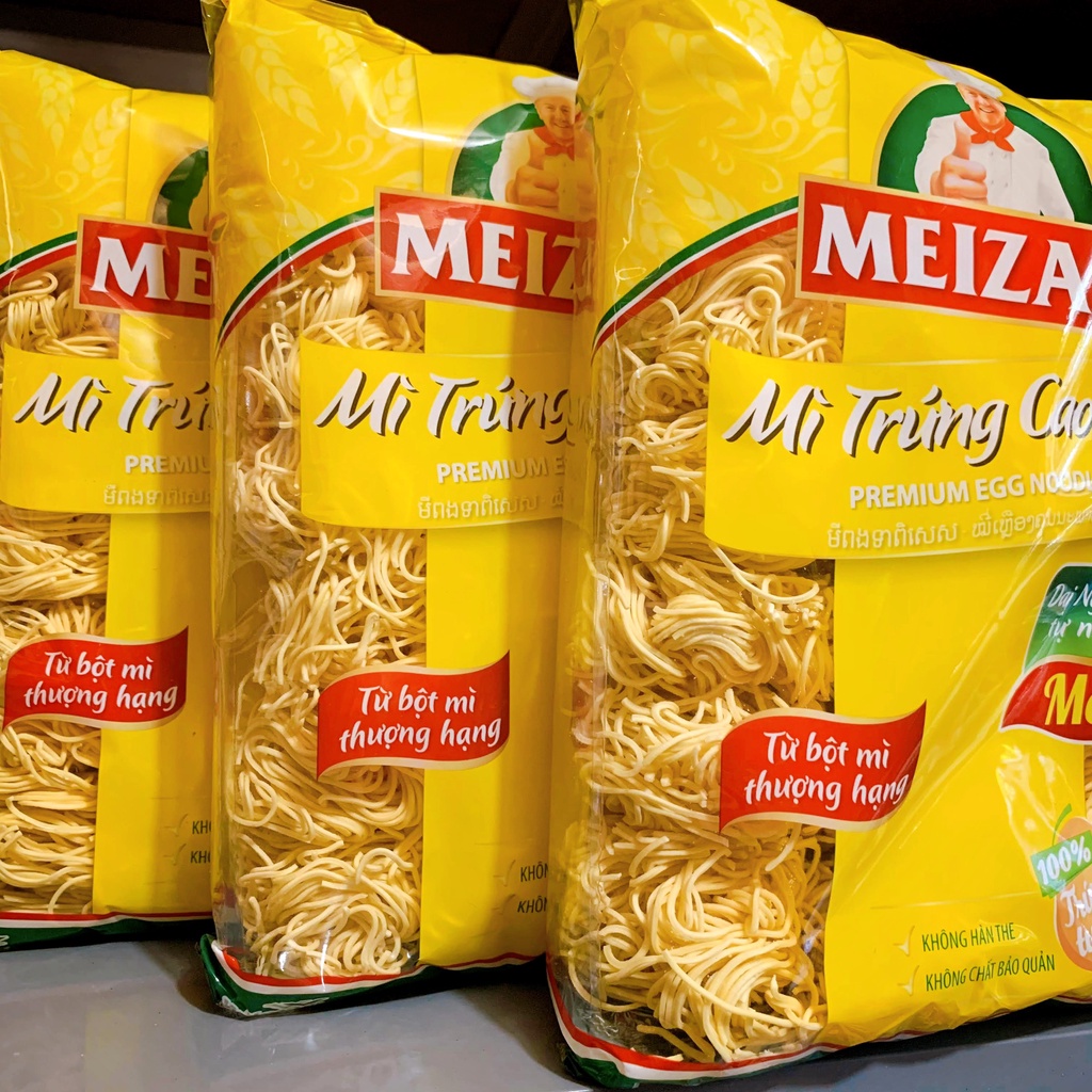 Mì Trứng Cao Cấp Meizan Gói 500g
