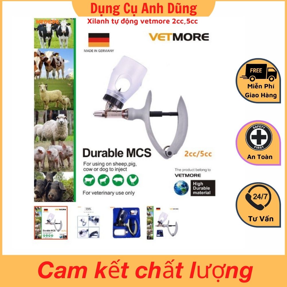 XILANH Đức VETMORE Tự Động 2CC 5CC (Phiên Bản Mới)