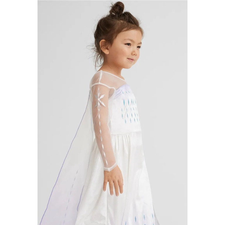 Váy xanh hóa trang công chúa Elsa Frozen HM H&M_hàng chính hãng authentic