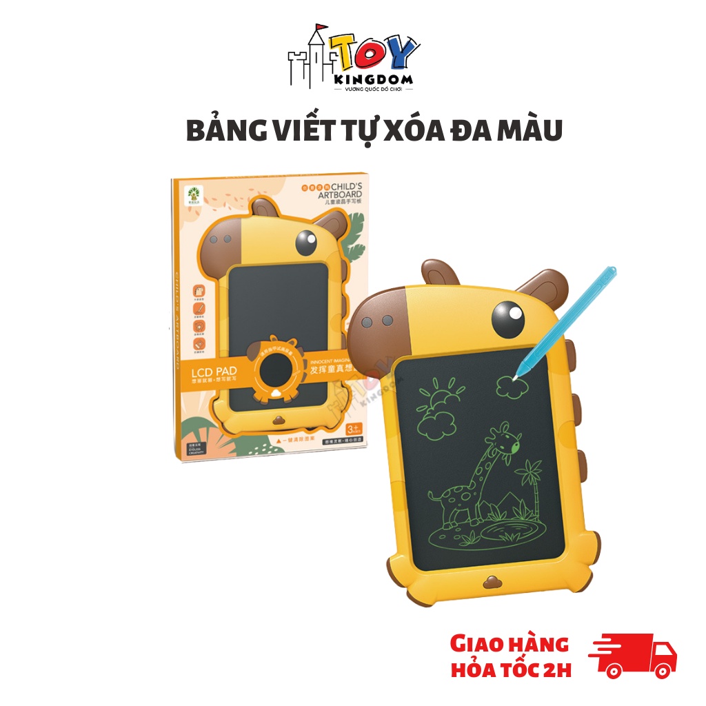 Đồ Chơi Bảng Sáng Tạo Đa Năng Đa Màu Hình Con Vật - Tăng Cường Sự Sáng Tạo Cho Bé