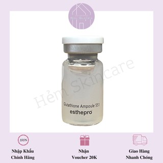 Esthepro glutathione ampoule 551 - tinh chất tế bào gốc trắng da - lẻ 1 lọ
