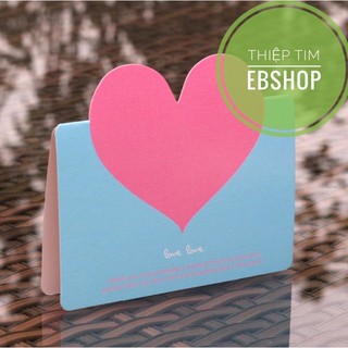 Thiệp trái tim LOVE LOVE 10 chiếc Thiệp quà tặng Valentine