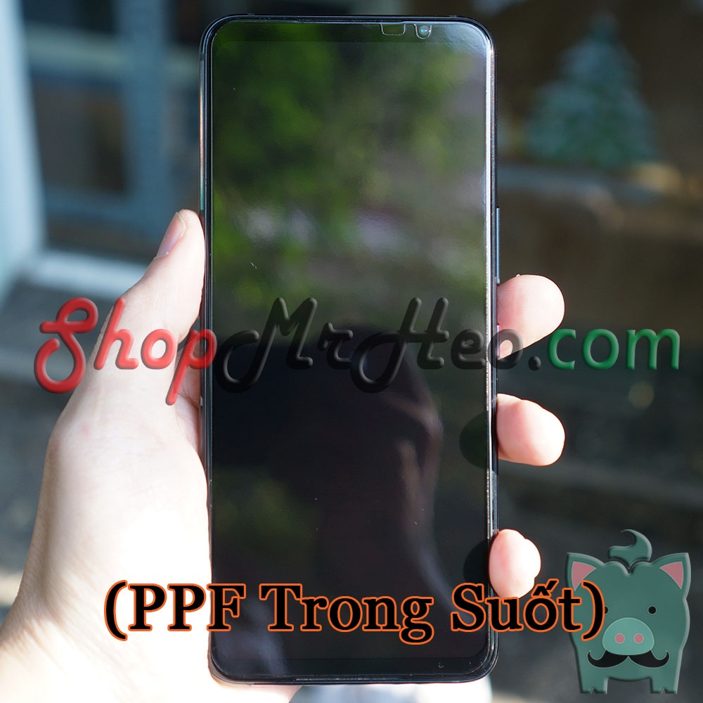 Dán Dẻo PPF Full Màn Hình Và Mặt Sau lưng ROG Phone 6 - 6D