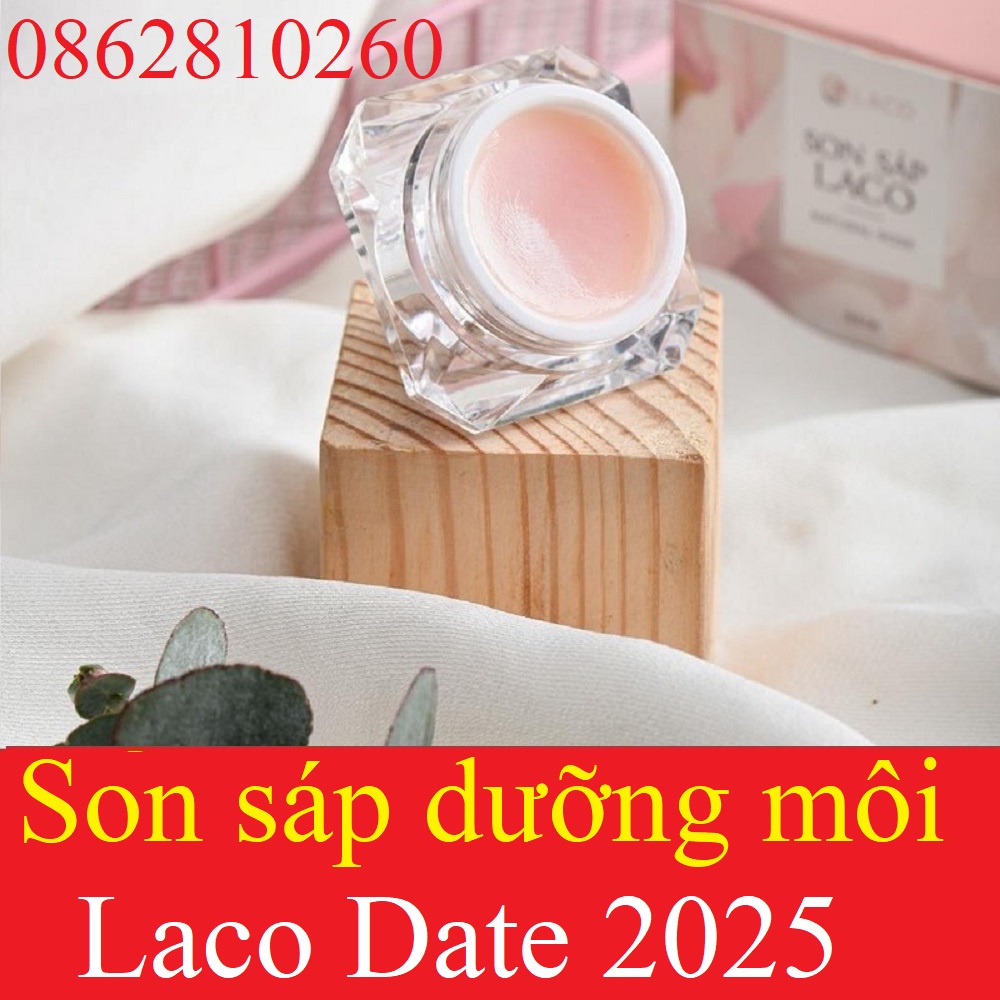 Son Sáp Laco Natural Rose size to 10g, son dưỡng môi laco chiết xuất hoa hồng [Chính hãng]