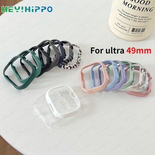Khung Mạ Điện 49mm Chống Va Đập Cho iwatch ultra 8 7 6 5 4 se 45mm 41mm 40mm 44mm Ốp