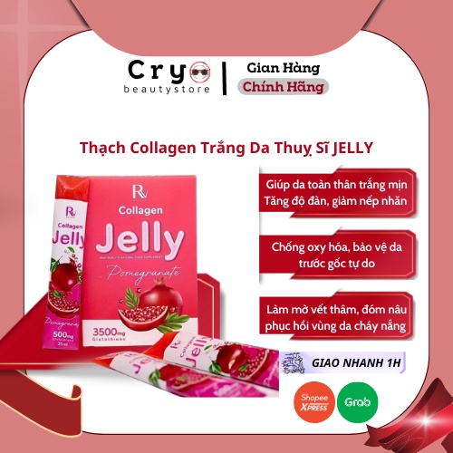 Thạch Collagen Trắng Da Thuỵ Sĩ JELLY