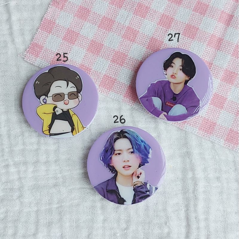 Popsocket giá đỡ điện thoại nhựa tròn hình BTS đáng yêu