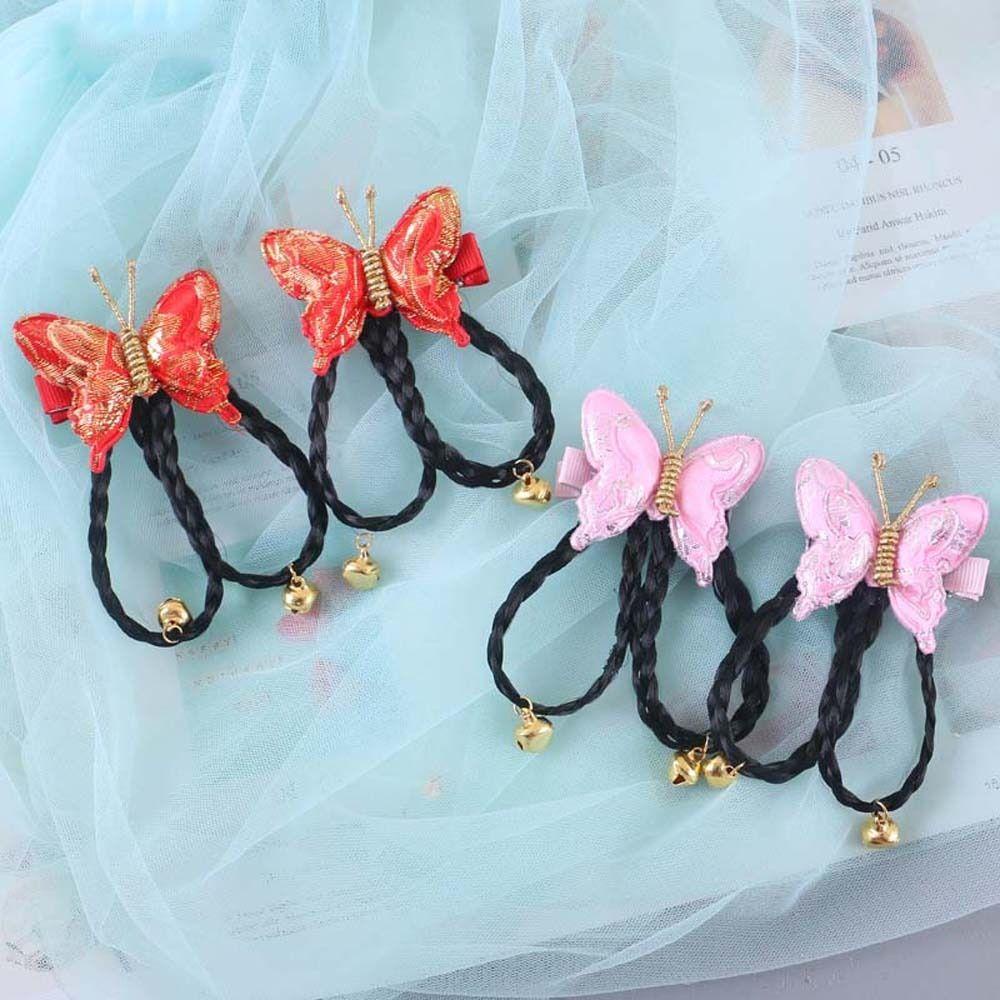 Kẹp Tóc Hình Nơ Phong Cách Trung Hoa Mừng Năm Mới Cho Bé Gái