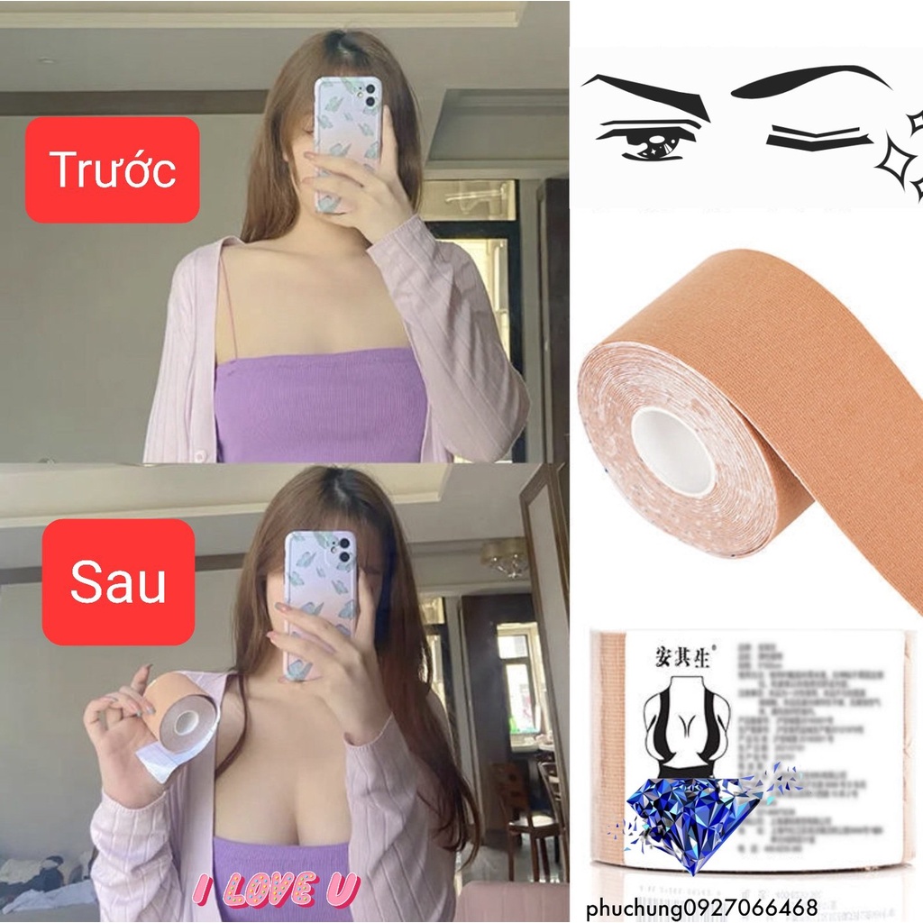 Cuộn Băng Dán Nâng Ngực Có Thể Tạo Nhiều Kiểu Đa Dụng Cho Nữ, HÀNG CHẤT LƯỢNG, GIÁ SIÊU TIẾT KIỆM