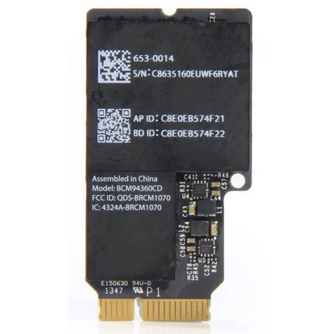 Cạc wifi dùng cho Hackintosh Bluetooth 4.0 BCM94360CD 802.11Ac