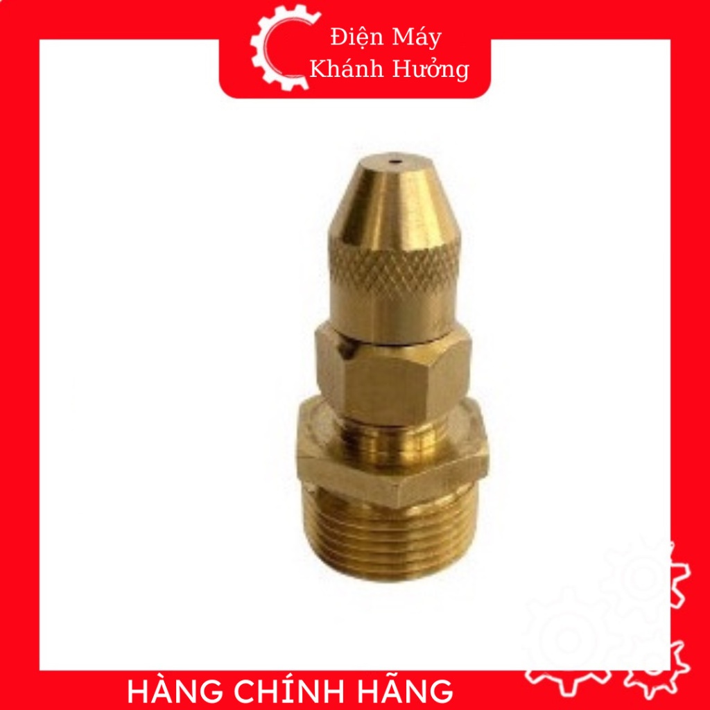 Đầu Béc Tưới Cây, Béc Tưới Đồng Phun Sương Chân Ren 21mm Có Chỉnh Tia Chất Liệu Bền Chắc Chịu Được Áp Lực Nước Chảy Lớn