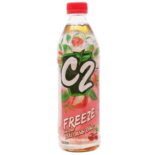 Trà c2 hương dâu anh đào chai 455ml