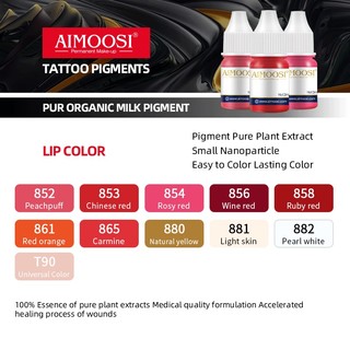 Lọ Sắc Tố Hữu Cơ 3ml Dùng Để Xăm Hình/Trang Điểm Vĩnh Viễn