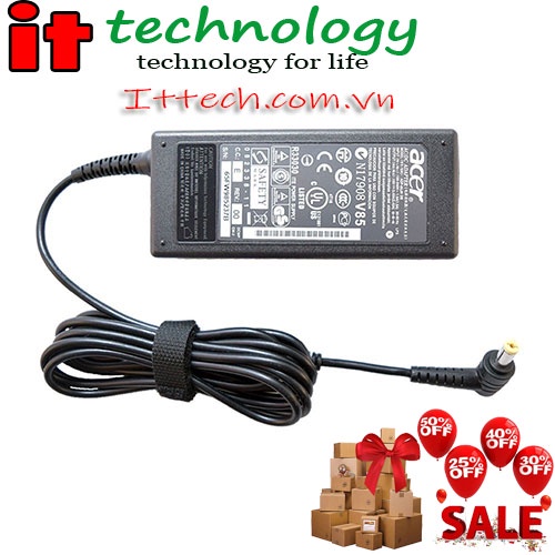 🎁 Sạc Laptop Acer 19V–3.42A – 65W 💯 Adapter Acer 19V – 3.42A – 65W 💯 Tặng Kèm dây nguồn
