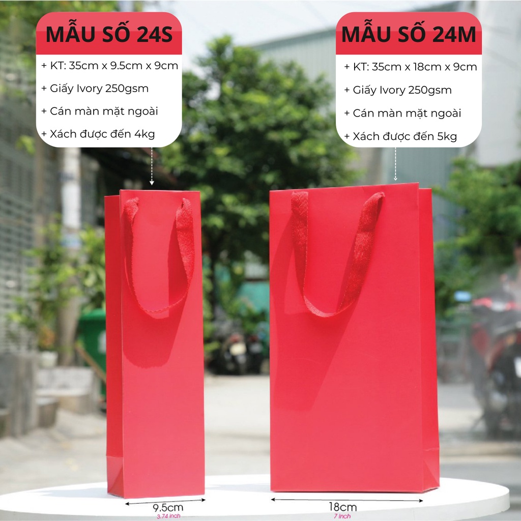 JG- 20 Túi Giấy Đựng Rượu Vang, Champion, Rượu Chivas, Túi Giấy Đựng Rượu Đơn, Cặp Rượu, Túi Đựng Quà Tết Cao 35cm