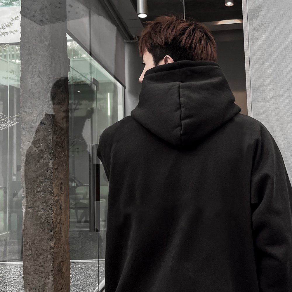 Hoodie GREEND Nỉ Bông Unisex Local Brand Basic Form rộng Typo HD04