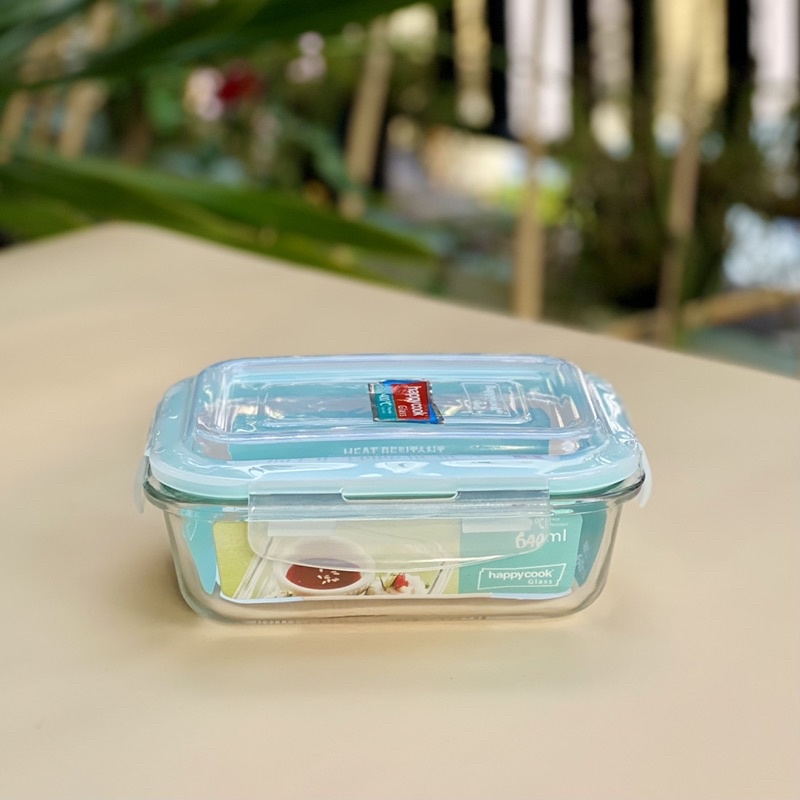 Hộp thủy tinh đựng đồ ăn, hộp cơm văn phòng 640ml an toàn cho sức khỏe