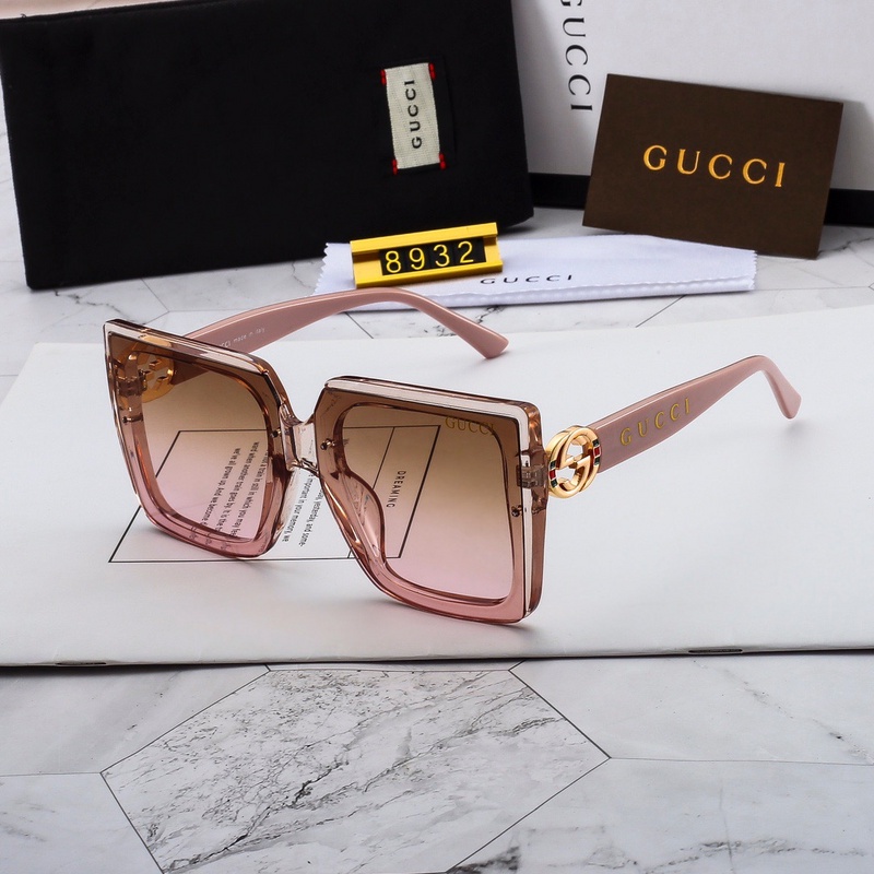 Thời trang chất lượng cao gg gradient lens thương hiệu sang trọng kính râm nam nữ 8932