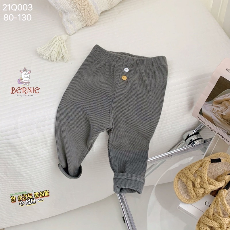 Sale 30%- Quần nhung tăm cao cấp hàng việt nam xuất khẩu- bé trai bé gái Bernie dày dặn 5 màu cho bé từ 8- 19kg