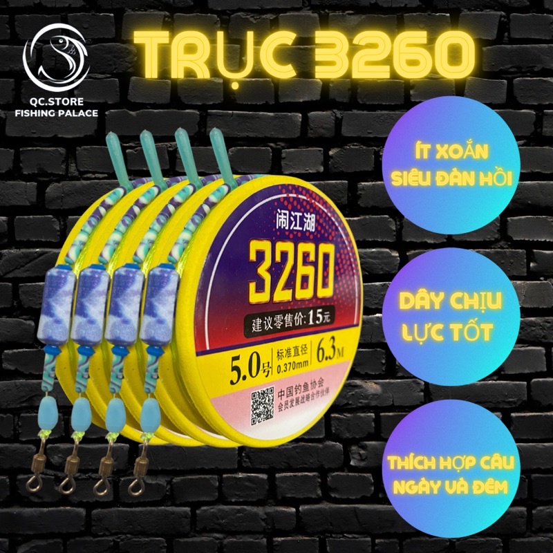 Dây Trục Câu Đài 3260 , chống xoắn , chịu tải cao QC.store