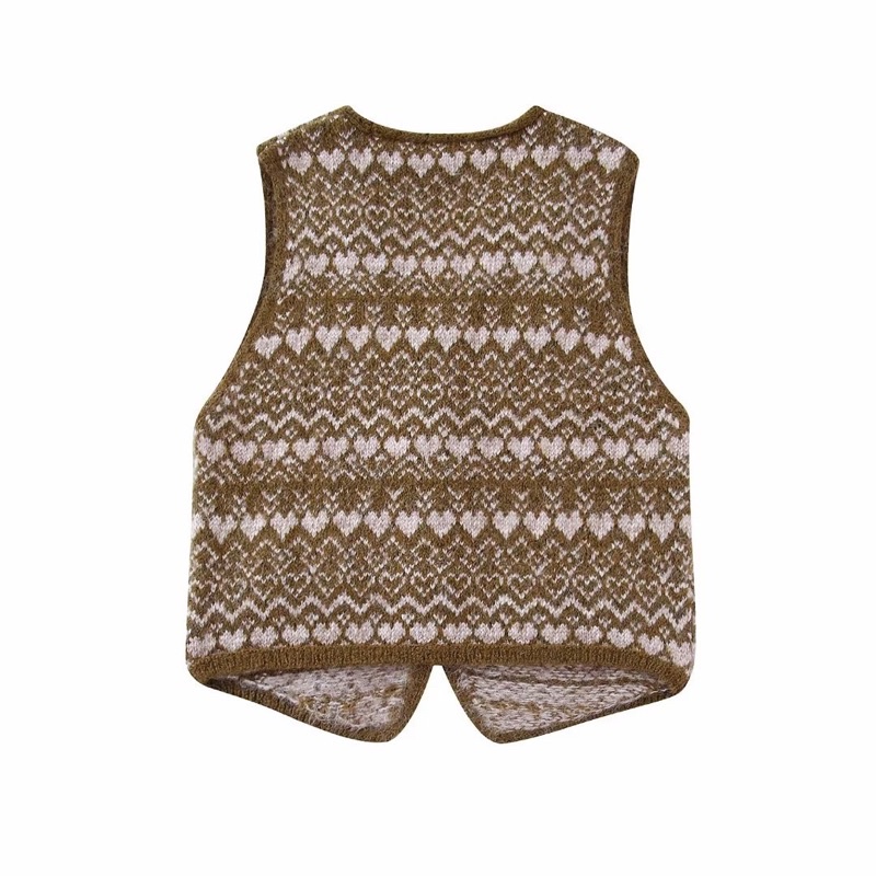 Made in Morocco - áo Zara gile len YO50