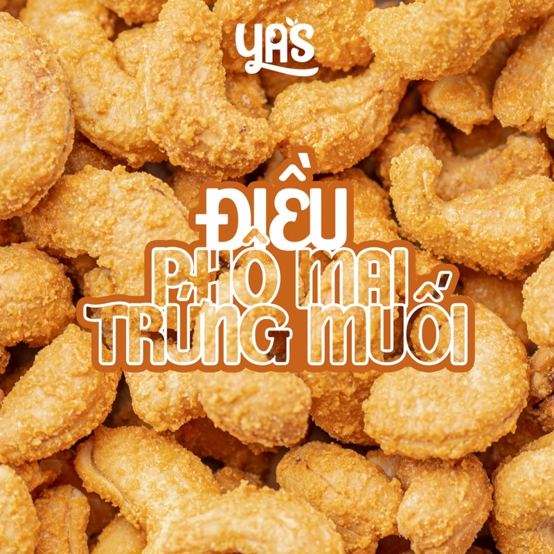Hạt điều phô mai trứng muối YAS 200g-Salted Egg Yolk&Cheese Cashews
