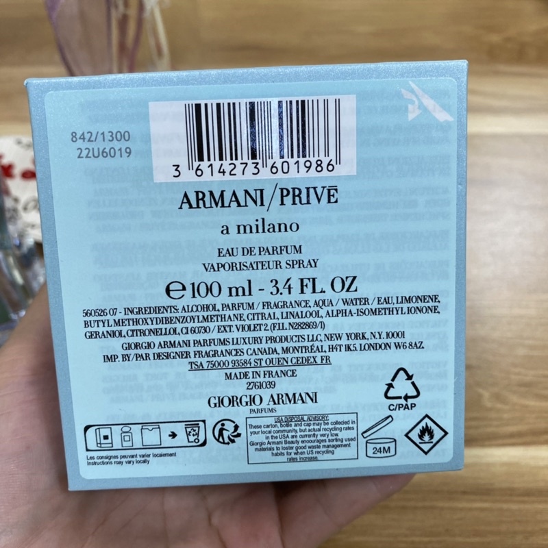 Nước Hoa 90ml Giorgio Armani Prive A Milano