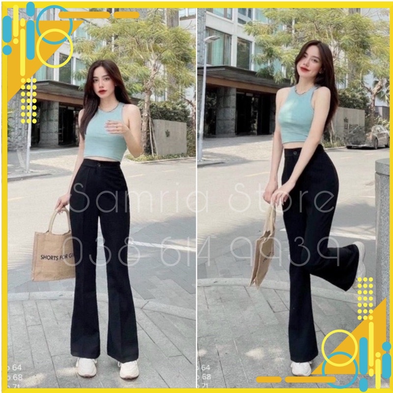 Tri ân ⚡️ Quần Tây công sở loe siêu tôn dáng mã 308 có bigsize đến 80kg