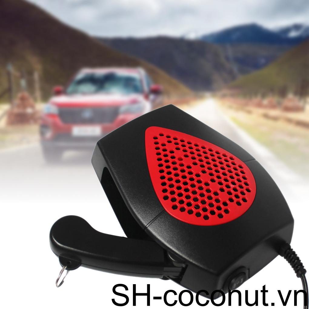 Quạt Sưởi Ấm 12V 200W Gắn Kính Chắn Gió Xe Hơi Tiện Dụng
