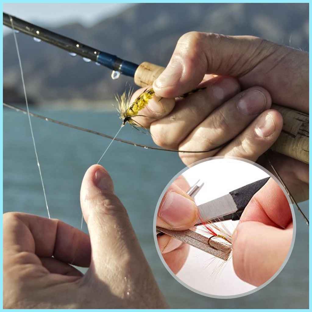 Dụng Cụ Thắt Nút Dây Câu Cá Bằng Thép Không Gỉ Tích Hợp Khóa Điều Chỉnh Được