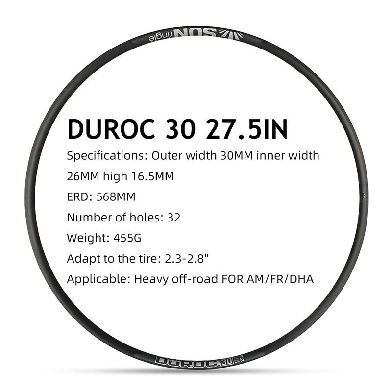 Niềng vành Sun Ringle Duroc 30 - 32 Lỗ căm