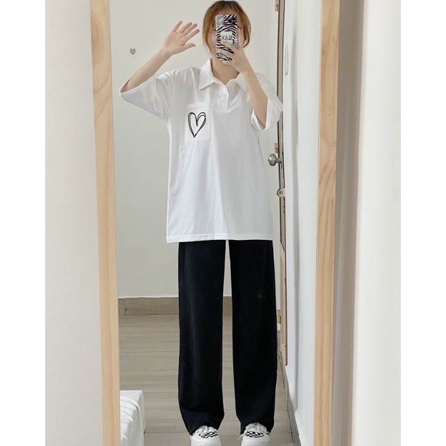 Quần Ống Rộng suông đính chữ C, Chất Nỉ tổ ong hạt gạo cao cấp, Có bigsize 100KG, Unisex Nam Nữ đều mặc được