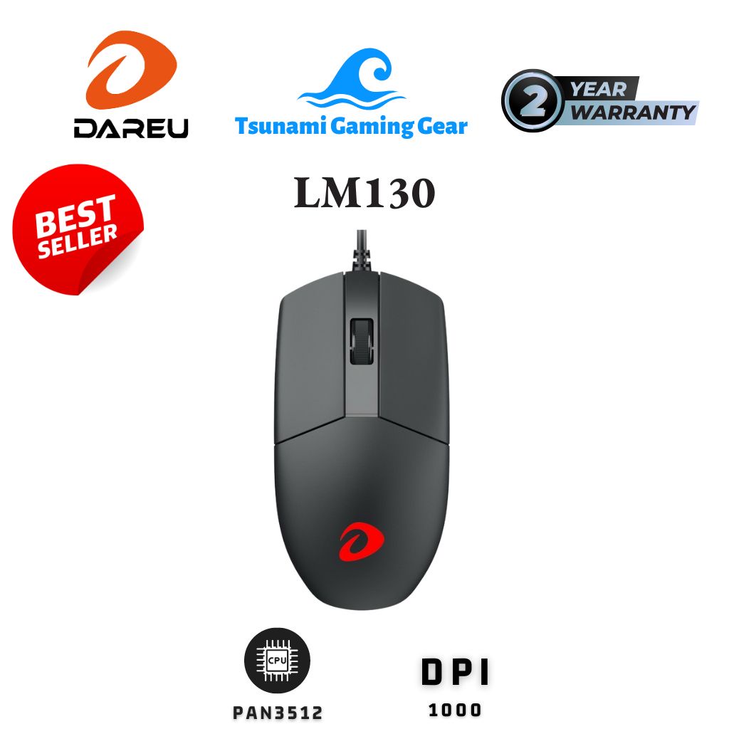 Chuột DareU LM130/ Multi Led/ Bảo hành 24 tháng