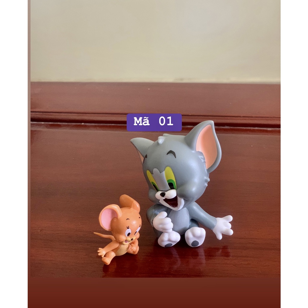 Mô hình đồ chơi nhân vật Tom and Jerry set 6 mô hình