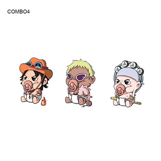 Hình Xăm Dán Anime One Piece Combo