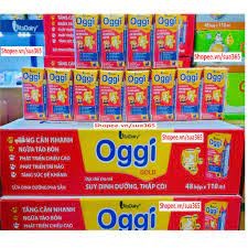 Sữa oggi gold pha sẵn thùng 48 hộp x 110 ml có thẻ cào