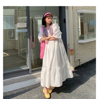 Đầm babydoll tay phồng dáng dài - 20mii_mii