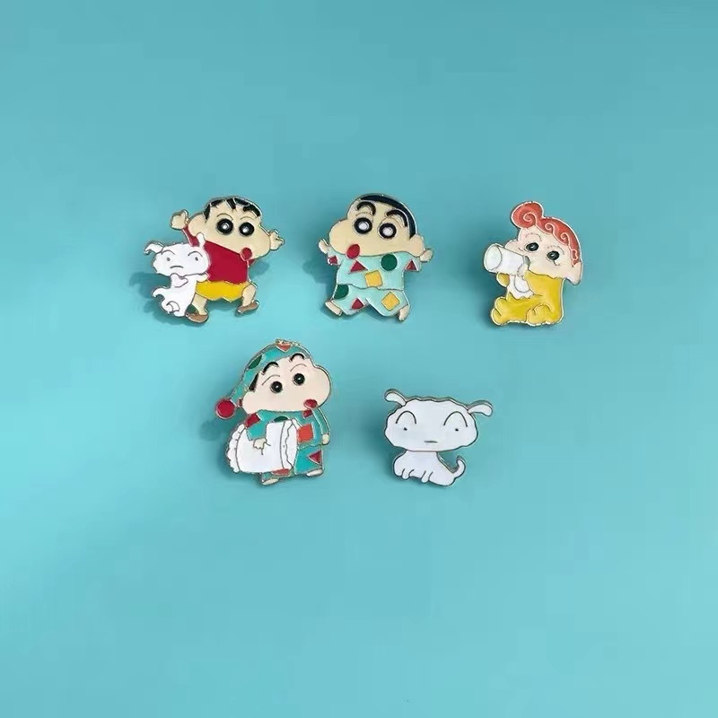 Ghim Cài Áo Hình Cậu Bé Bút Chì Shin-Chan Dễ Thương