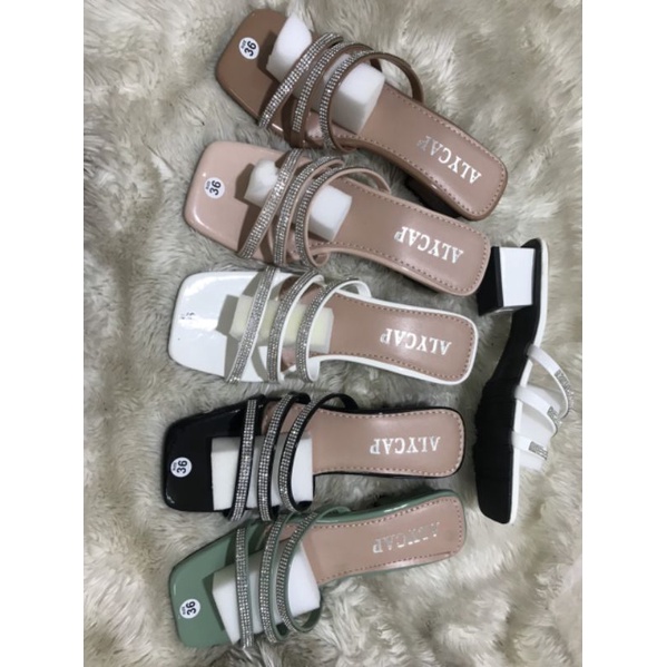 Dép cao gót 3P/ guốc nữ kim tuyến cực xinh