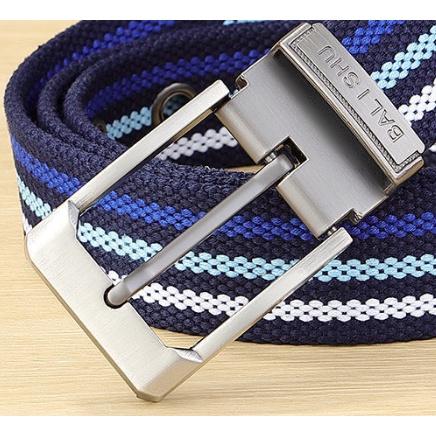 Thắt Lưng Vải Canvas Không Dệt Có Khóa Cài Dài 140CM Plus Size Cho Nam