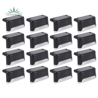 Set 16 đèn led năng lượng mặt trời gắn tường / cầu thang / hàng rào