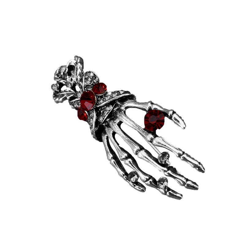 Wangyue Ghim Cài Áo Hình Đầu Lâu Phong Cách Punk Halloween