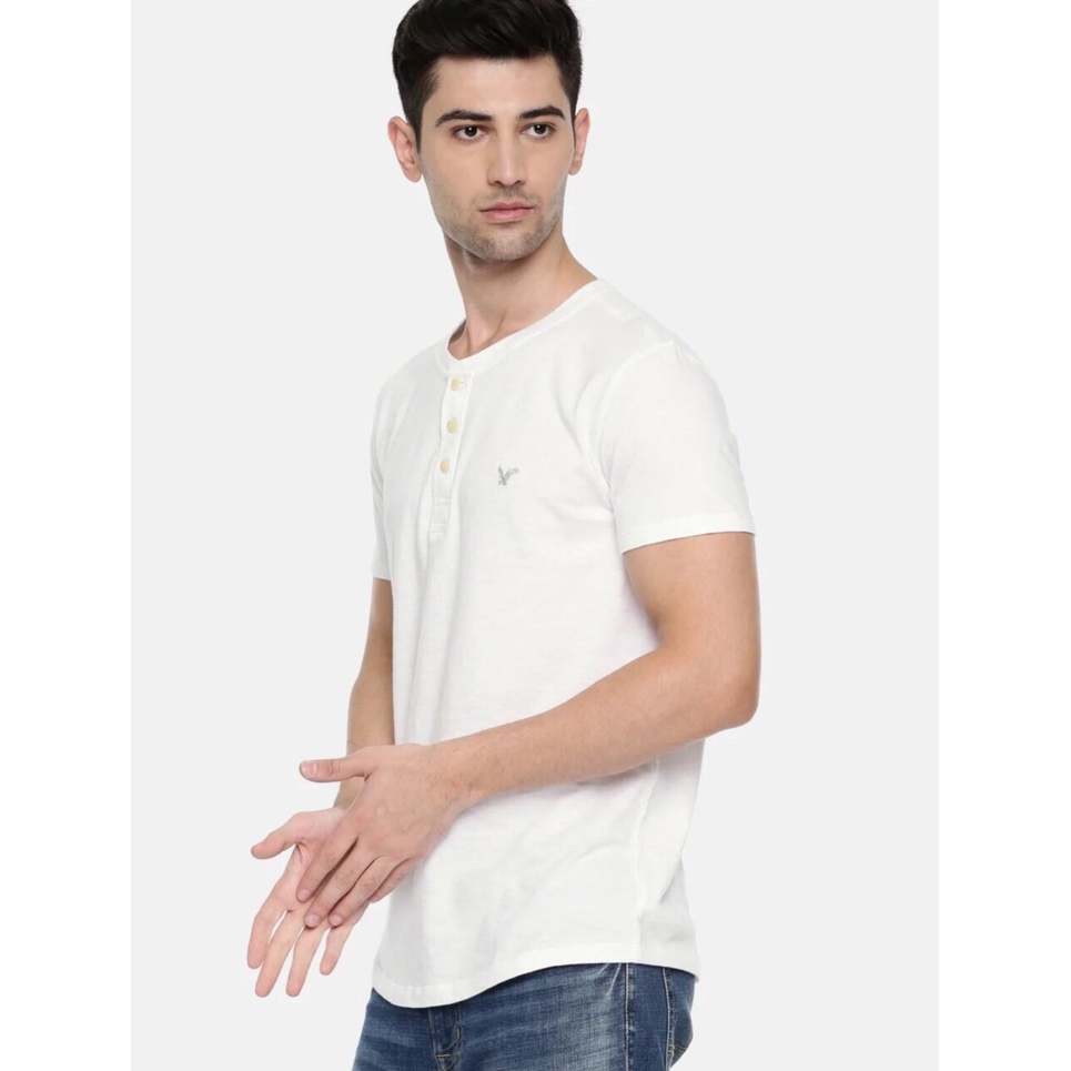 Áo thun Henley AE Big Size - Size XL ( 78 - 89KG) - Hàng Dư Xịn