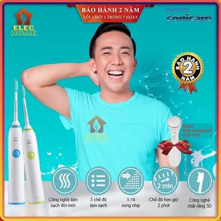 Bàn chải đánh răng, bàn chải đánh răng điện tự động Philips Soniccare 6 chế độ làm sạch chống nước an toàn hiệu quả