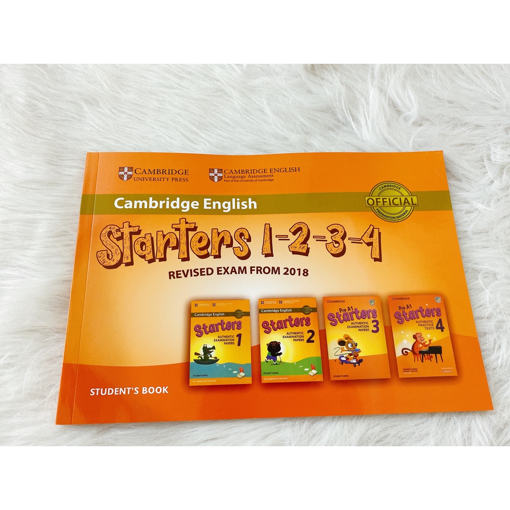 Cambridge Starters, Mover, Flyer - gộp 1234 - mới nhất