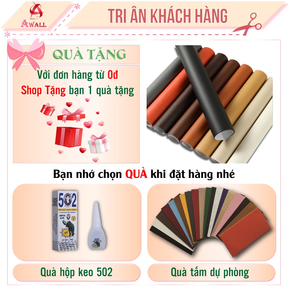 Miếng dán vải da PU tự dính sửa chữa ghế sofa cỡ lớn đồ da cao cấp nhiều màu đẹp | BigBuy360 - bigbuy360.vn
